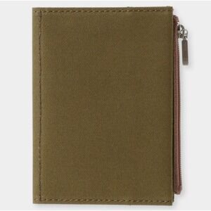 NEW TRAVELER'S Notebook Cotton Zipper Case Olive Passport Size JAPAN